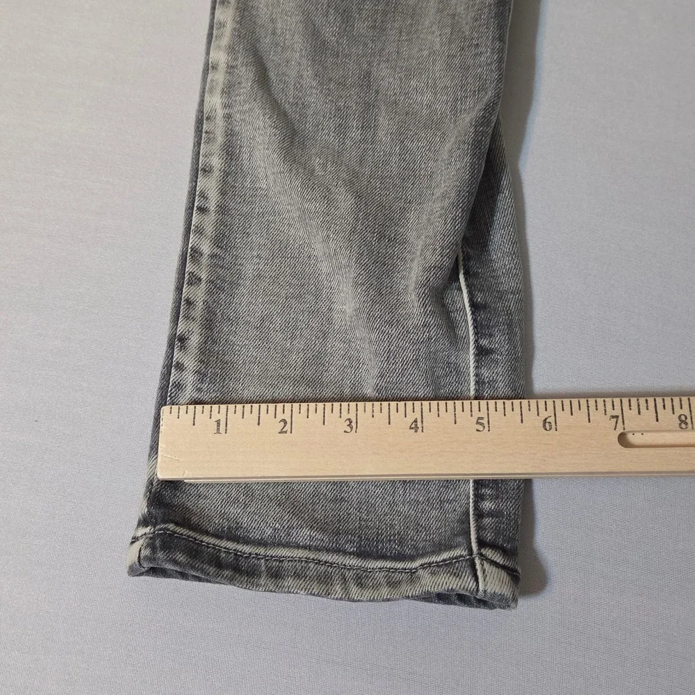 Smoke Rise Cargo Jeans Mens 32x32 Gray Moto Biker Slim Fit Denim Pants